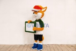 Топиари лисенок Колин с табличкой, h=165см — газон Eco