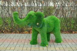 Топиари слон Патрик — газон Deluxe Green
