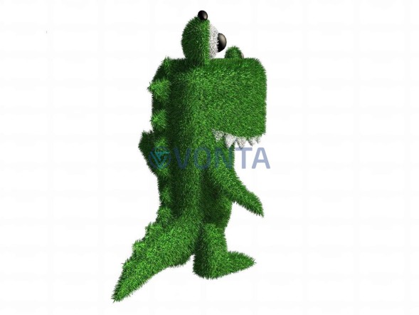 Топиари динозаврик Кеша, h=50 см- газон Eco