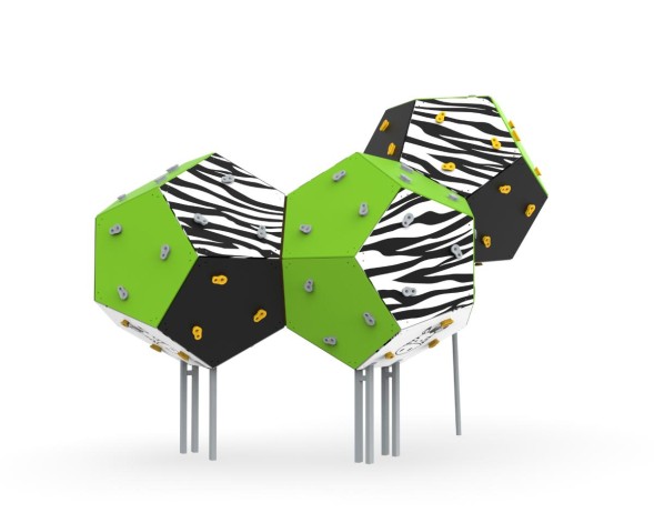 Лаз-додекаэдр «Зебра» Тип 3, 550.06.03