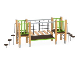 Переправа с качающимся мостом, 531.14