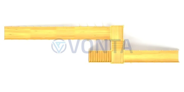 Зимняя горка Савушка Зима Wood-9/1