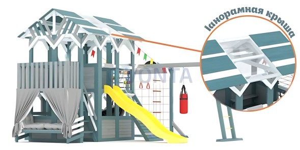 Детский игровой комплекс Савушка PlayHouse-4