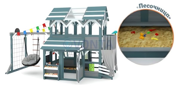 Детский игровой комплекс Савушка PlayHouse-4