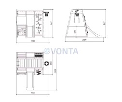 Детский комплекс Савушка Непоседа 3 shiitake
