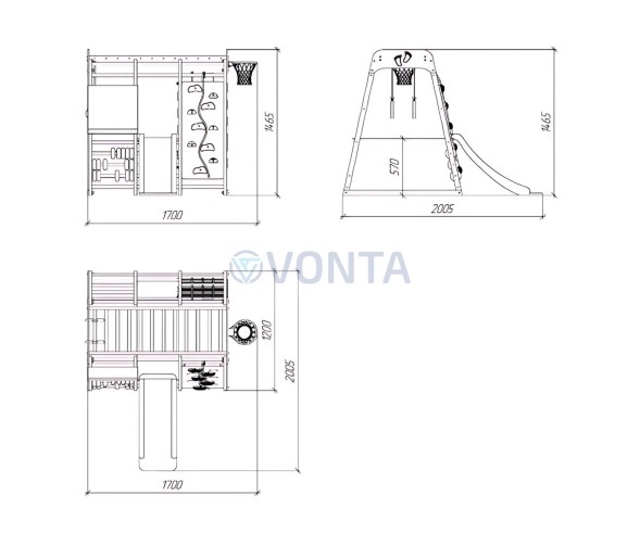 Детский комплекс Савушка Непоседа 3 shiitake