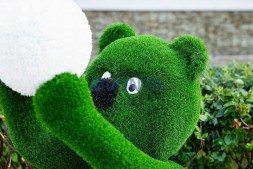 Топиари медведь с мячиком — газон Eco