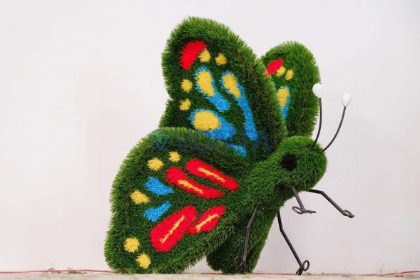 Топиари бабочка Тара, модель 1 — газон Eco + Deluxe