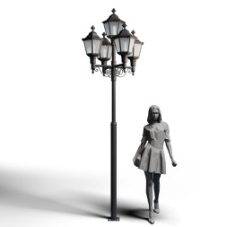 Фонарь уличный Пушкин мини 5