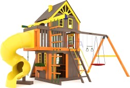 Детская площадка IgraGrad Шато 2 с трубой (Домик) мод.2