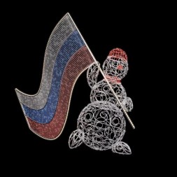 Светодиодная фигура Снеговик Патриот 250 см.
