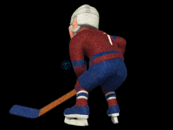 Топиари хоккеист- газон Eco