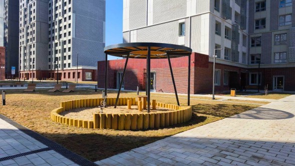 Песочница “Столбики”, ПС-111