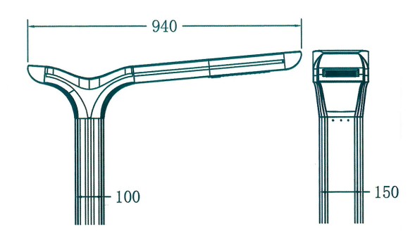 Фонарь уличный Либерти 2025 4 м