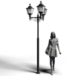 Фонарь уличный Пушкин мини 3