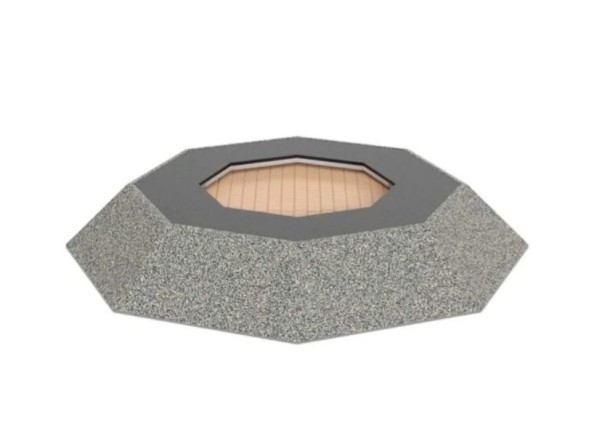 Восьмиугольный батут в платформе