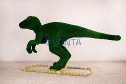 Топиари динозавр велоцераптор — газон Есо