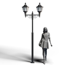 Фонарь уличный Пушкин мини 2