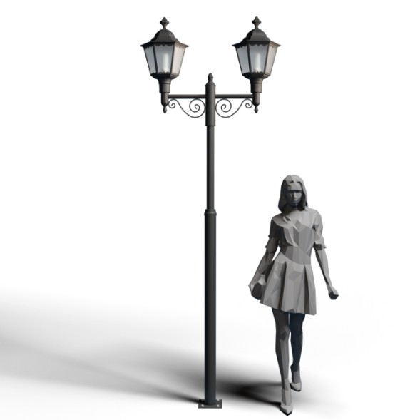 Фонарь уличный Пушкин мини 2