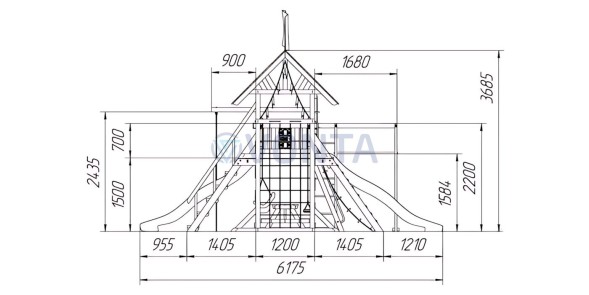 Детская площадка Савушка Люкс 9 Comfort