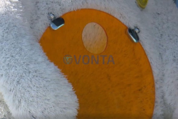 Топиари медведь-контейнер, книголюб, h=170см — газон Eco