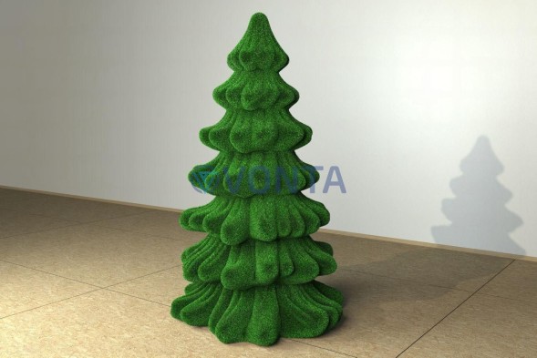 Топиари кучерявая сосна — газон Eco