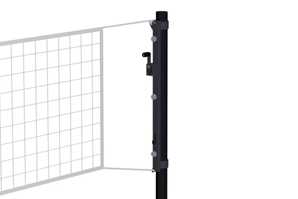 Волейбольные стойки с регулируемой высотой и закладными стаканами, СО-19.2