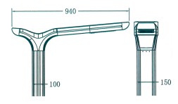 Фонарь уличный Либерти 2025 3 м
