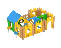 Дворик-лабиринт «Деревенька», 322.01 исп.1