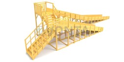 Зимняя горка Савушка Зима Wood-9