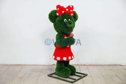 Топиари мышка Зефирка — газон Deluxe Green + Eco