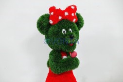 Топиари мышка Зефирка — газон Deluxe Green + Eco