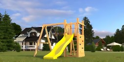 Детская площадка Савушка Мастер 6 с качелями (4 сезона)