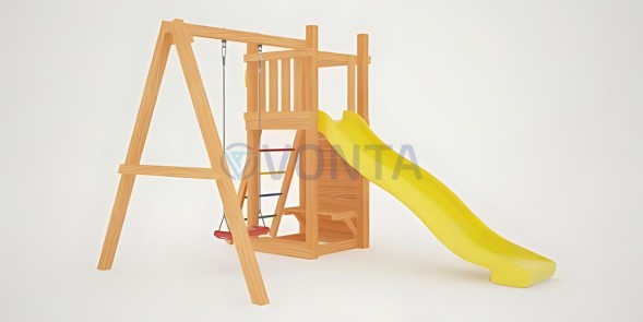 Детская площадка Савушка Мастер 6 с качелями (4 сезона)