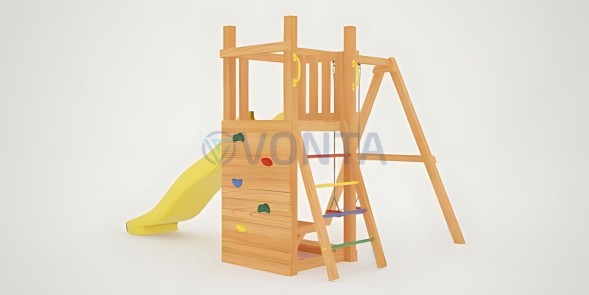 Детская площадка Савушка Мастер 6 с качелями (4 сезона)