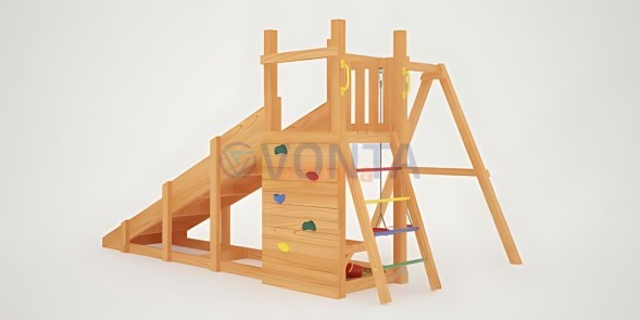 Детская площадка Савушка Мастер 6 с качелями (4 сезона)