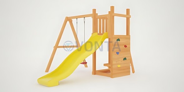 Детская площадка Савушка Мастер 6 с качелями (4 сезона)