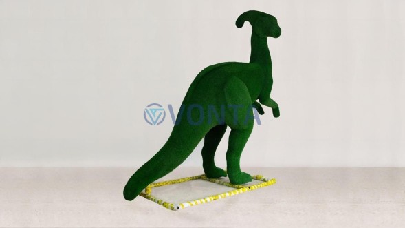 Топиари динозавр паразауролов — газон Есо