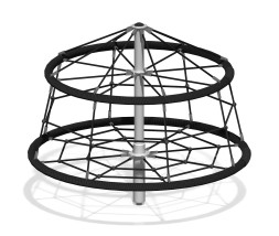 Карусель канатная “Лиана”, КИО-07
