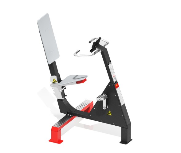 Уличный тренажер для развития мышц икроножных, ягодичных с безынерционным нагрузочным механизмо, УТН-04Г