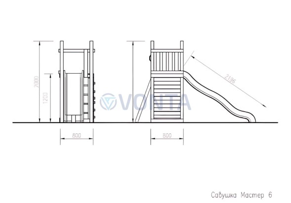 Детская площадка Савушка Мастер 6 (4 сезона)