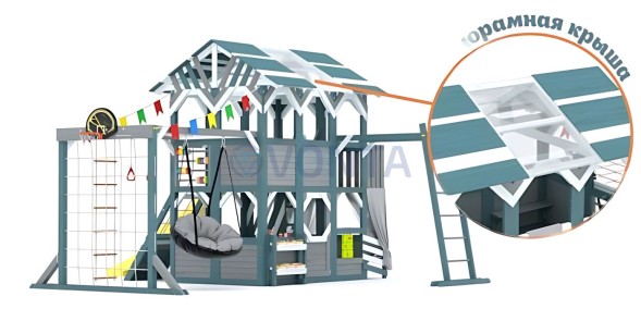 Детский игровой комплекс Савушка PlayHouse-3