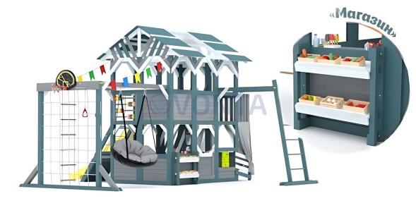 Детский игровой комплекс Савушка PlayHouse-3