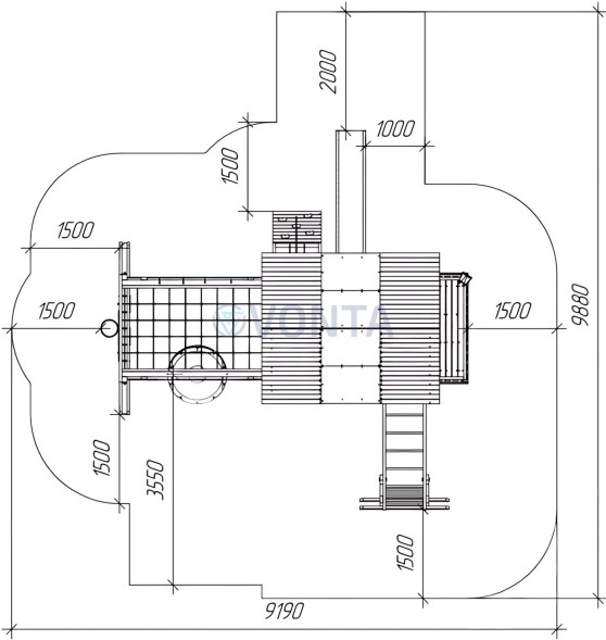 Детский игровой комплекс Савушка PlayHouse-3