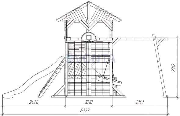 Детский игровой комплекс Савушка PlayHouse-3