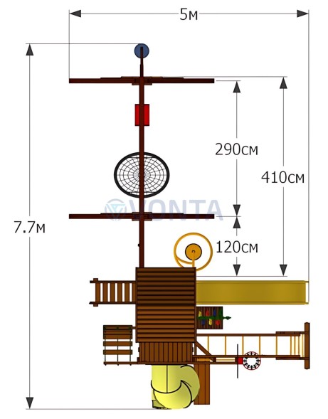 Детская площадка Mark Spring Turbo 12