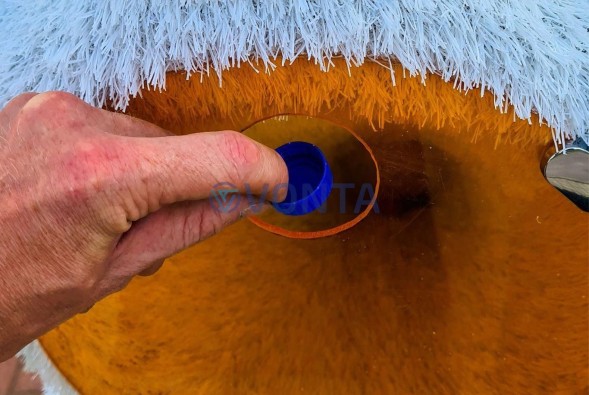 Топиари медведь-контейнер, музыкант, h=170см — газон Eco