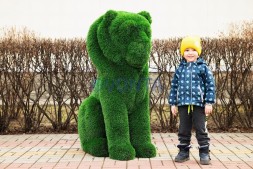 Топиари лев Сильвестр, h=135см — газон Deluxe