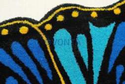 Топиари композиция бабочка Морфо на подсолнухе — газон Eco