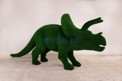 Топиари динозавр трицератопс h=170см — газон Есо